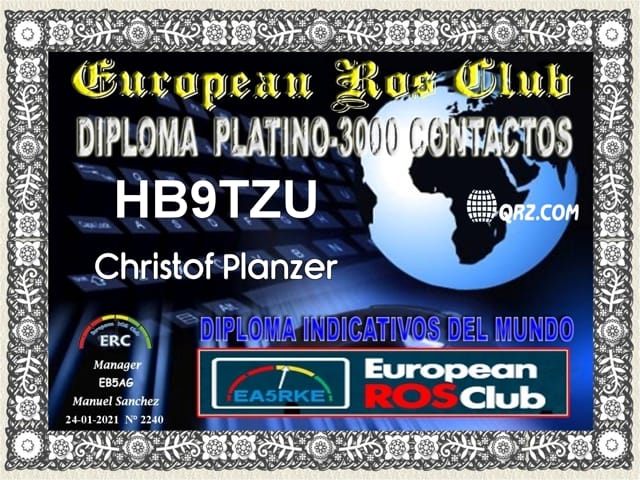 HB9TZU-DIM-PLATINO ERC